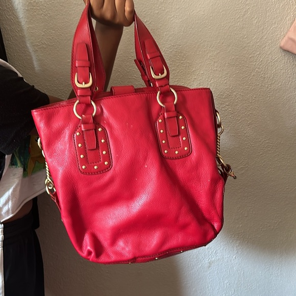 Michael kors red purse good condition - Picture 3 of 4